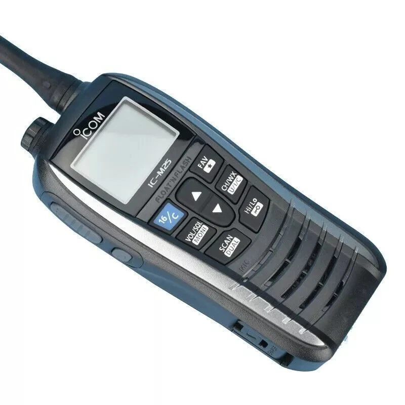 New IC-M25 5W Portable Marine@Radio VHF Handheld LCD Lightweight Waterproof - Image 3 of 4