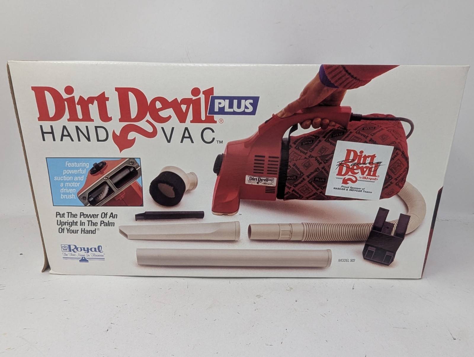 VINTAGE Dirt Devil Plus Hand Vac Model 503 Handheld Vacuum N