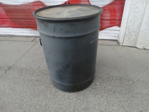 58 Gallon Steel Storage Drum (clean)