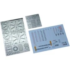 for RG 1/144 RX-93-v2 Hi-Nu Hyper Mega Bazooka Launcher AW9 Details Etched+Decal