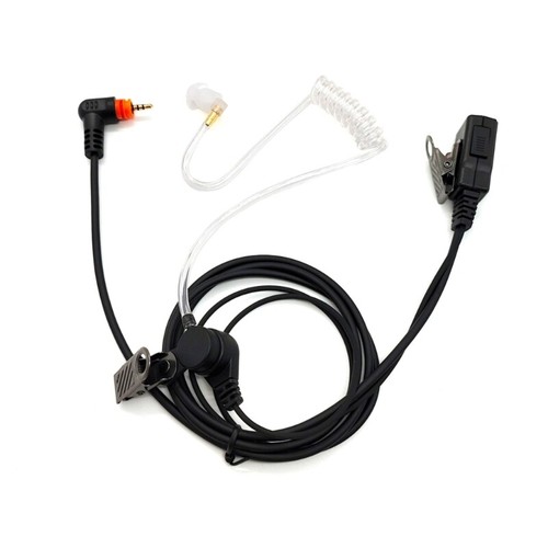 Walkies Talkies Headset Air Acoustic Tube Earpiece with PTT Mic for SL1M SL2M - Zdjęcie 7 z 8
