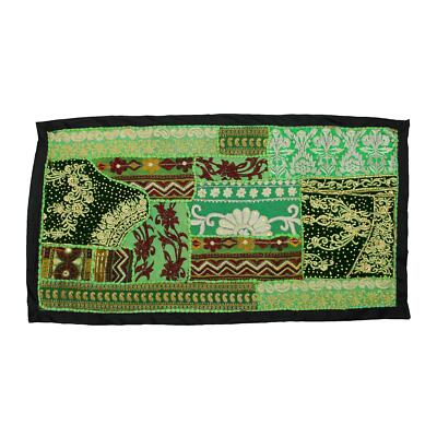 Tapisserie brodee,Tenture murale indienne Mandala style bohème, tapis