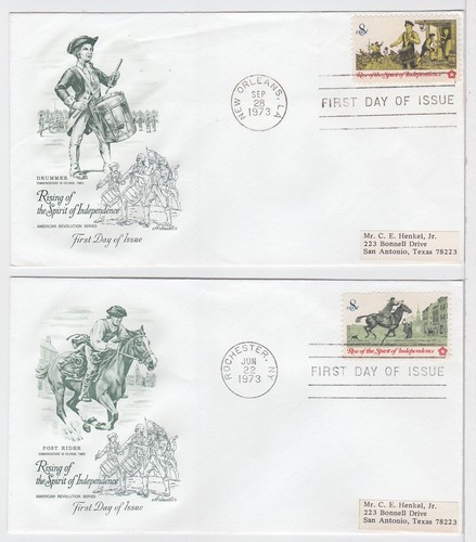 TurtlesTradingPost- Colonial Communications- 1973 FDC #1476-79 Artmaster- All 4 - Picture 3 of 3