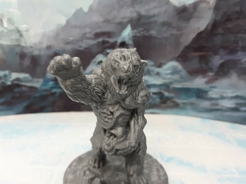 Minifigure in miniatura Zombie Bear Undead Dungeons & Dragons D&D - Foto 3 di 7