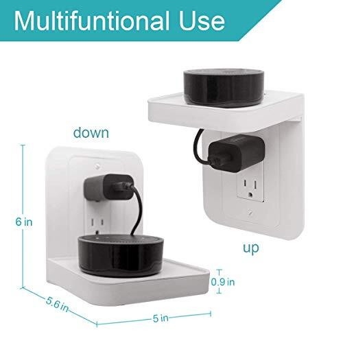 Scaffale Outlet, Confezione da 2 Mensole da Parete Bagno con Cavo Incasso Confezione da 2 Tipo-2 - Foto 6 di 7