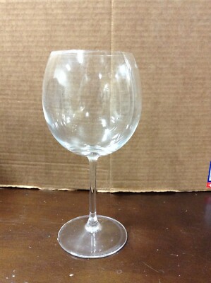 1 Pottery Barn West Elm Note Bowl Shape Elegant Stem Dining Red White Wine Glass