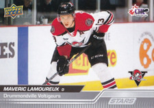 2023-24 Upper Deck CHL HIGH NUMBER STARS #314 Maveric Lamoureux, Drummondville