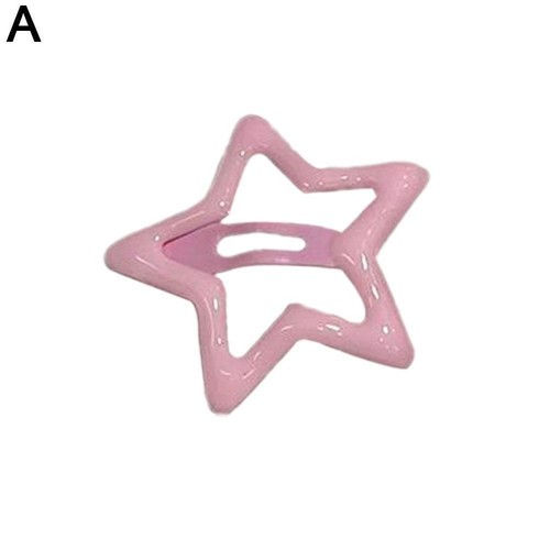 Star Hair Clips For Girls Filigree Star Metal Snap Clip Hairpins GXxpa U0J5 - Imagen 10 de 15