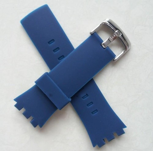 24mm Rubber silicon strap bracelet band (fits) Swatch TOUCH surb100 surw100 etc - Picture 9 of 25