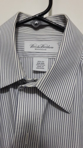 Brooks Brothers Hemden 1 blau & 1 lila Nadelstreifen (insgesamt 2) - Bild 6 von 12