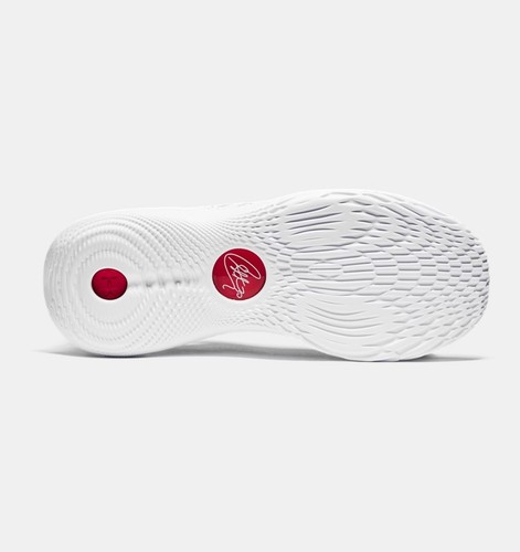 Men Under Armour Curry 11 Team Basketball Shoes Size 15 Red White 3027637 100 - Picture 23 of 24