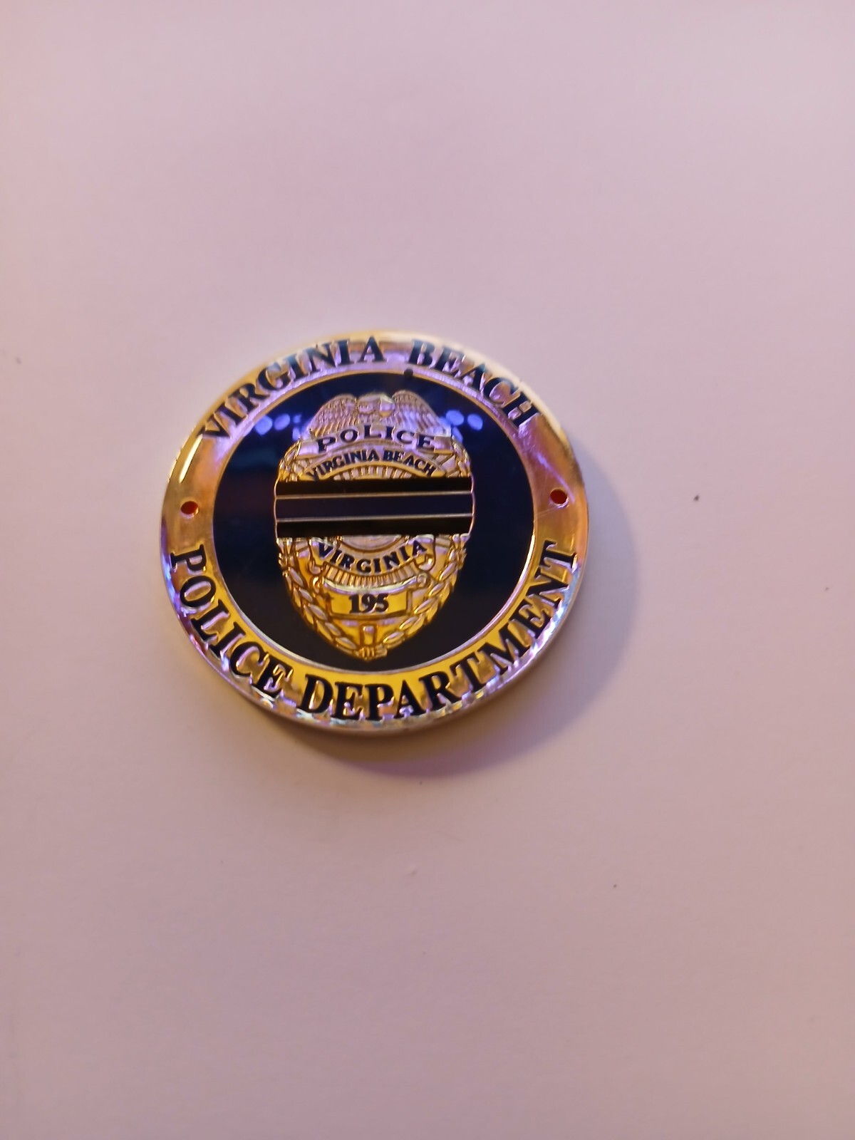 Virginia Beach City Police Department Virginia VA Sheriff Coin Rare Challenge