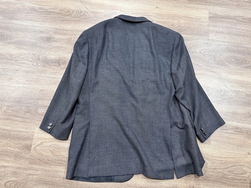 RECENT Brioni 56R / 46R Palatino Gray Microcheck Cashmere Silk Sport Coat Blazer - Picture 4 of 9
