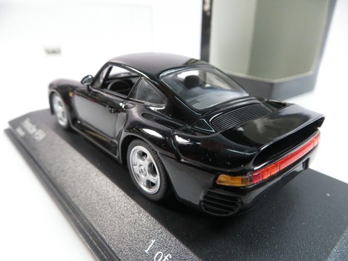 1:43 Minichamps 400062522 Porsche 959 1987 nero #M-020 - Foto 5 di 6