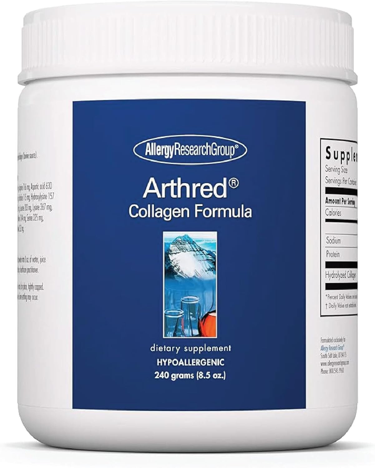Allergy Research Arthred Collagen Formula 240g for Joint Health