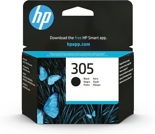 HP 3YM61AE 305 Cartuccia di Inchiostro Originale Nero Confezione da 1