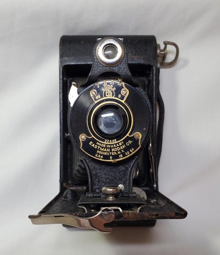 Kodak No. 2 cartuchos plegables premo fuelle cámara sin probar - Imagen 1 de 8