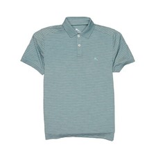 Tommy Bahama Men's Hydro Blue Striped Golf Polo Shirt