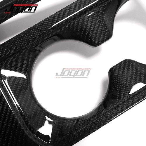 Borde de panel de cambio de engranajes de carbono real para Ford F150 Raptor Lariat 2021-24 - Imagen 8 de 16