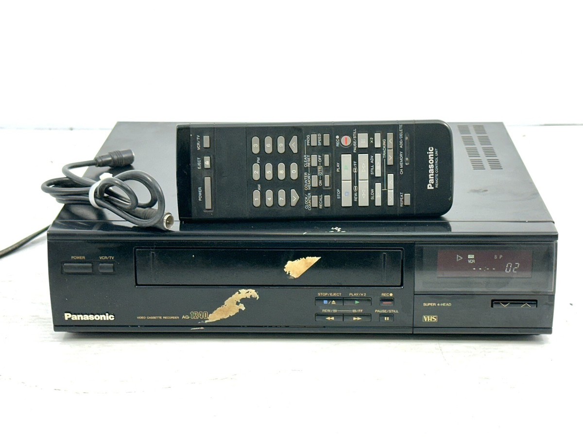 Panasonic AG-1240 4 Head Pro Line Video Cassette Recorder With
