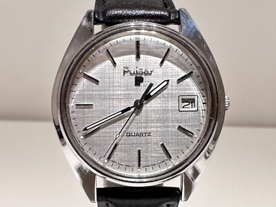 プレステ VINTAGE BEAUTIFUL CLASSIC ST.STEEL MEN'S JAPAN QUARTZ WATCH