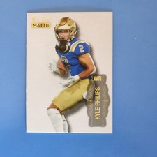 🏈 2022 Wild Card Matte Kyle Philips WR Rookie Card UCLA Bruins Must 👀