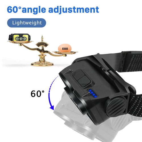 Faro brillante con sensor de movimiento foco para correr camping senderismo - Imagen 6 de 13