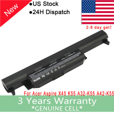 K55 Battery for ASUS A32-K55 A33-K55 A41-K55 A45 A45D K55 K55A K75 R400 U57 X55 