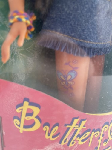 Mattel TERESA Friend of BARBIE Butterfly Art TATTOO DOLL Collection NEW in BOX - Picture 5 of 5