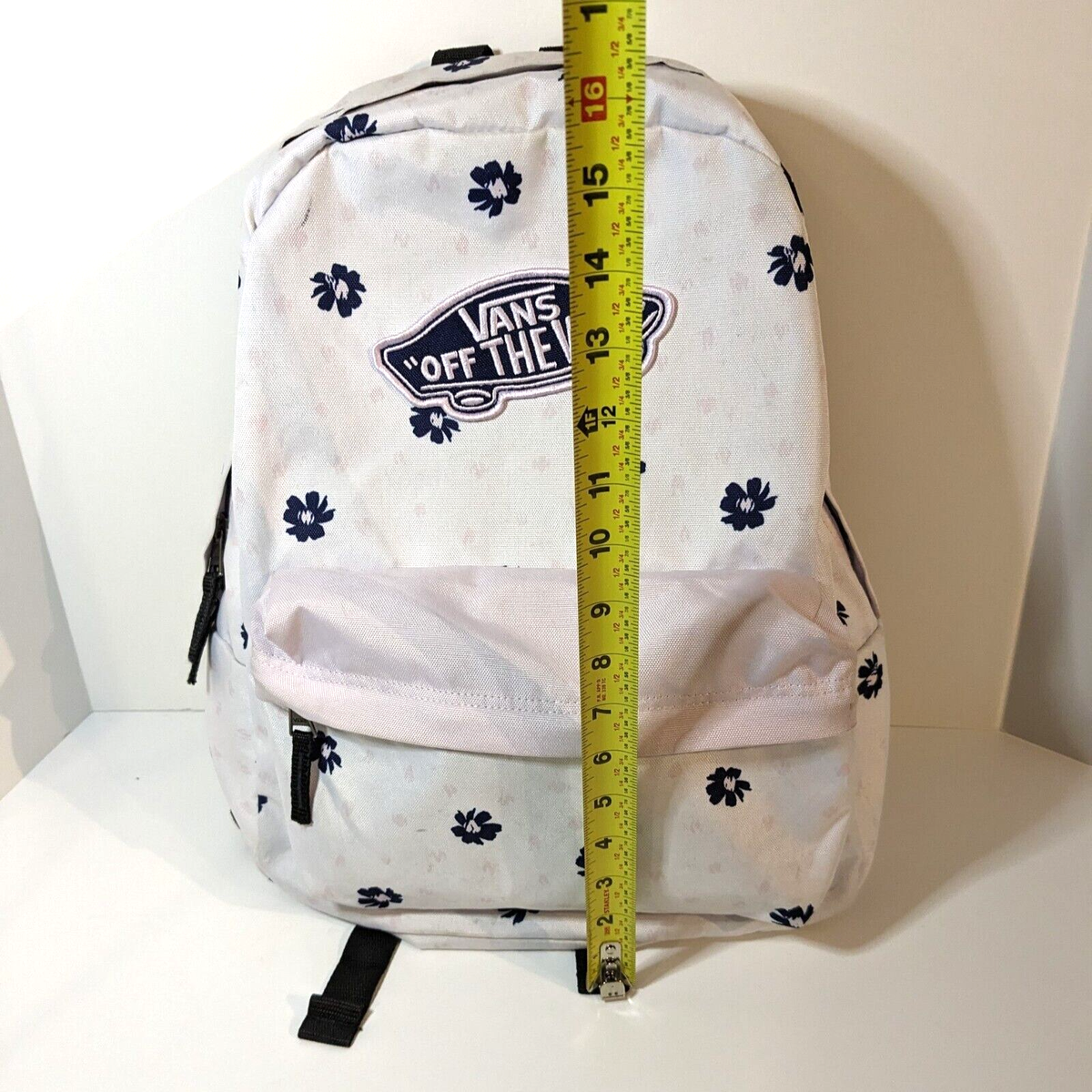 Vans Old Skool Vans White Floral Backpack Vans Backpack Off The
