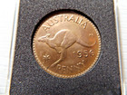 AUSTRALIAN 1956 M Penny  Uncirculated with Full Lustre