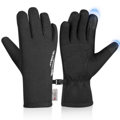 Thinsulate Winter Gloves Men Women, Waterproof Thermal Cold Weather Gloves, Top