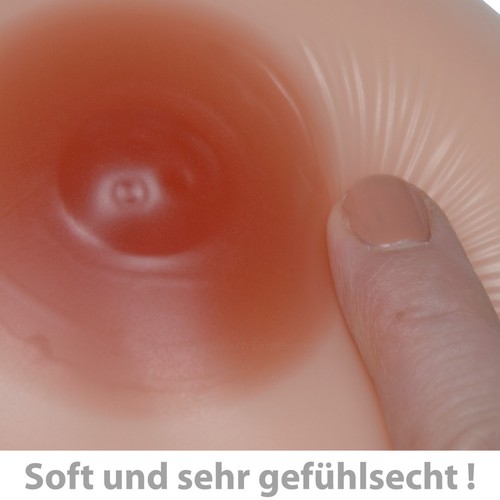 Silikonbrüste Cup D Rundform 1400g Silikonbusen Haftschicht Brustprothesen;DB19 - Bild 3 von 4