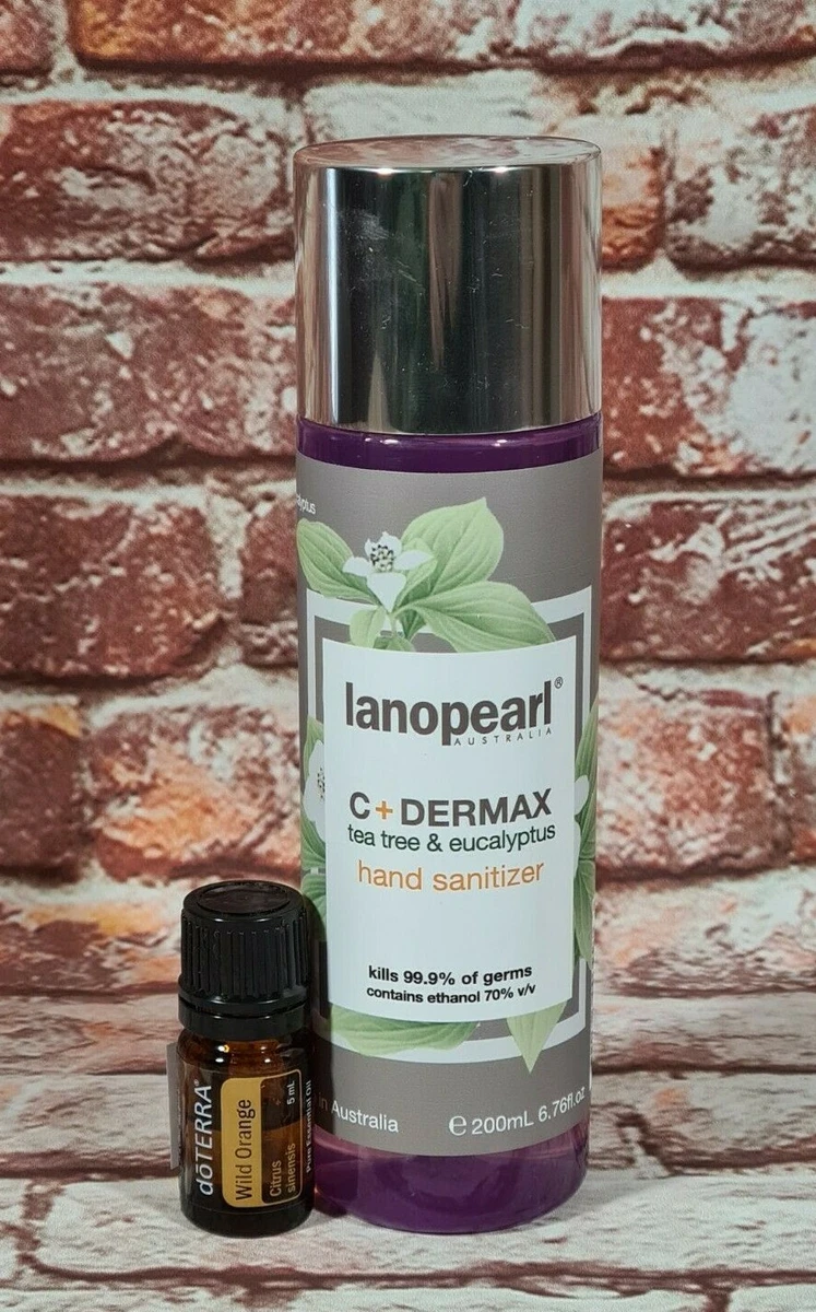 New Sealed Ianopearl C+ Dermax 200ml Hand Sanitiser 5ml doTERRA Wild Orange Oil