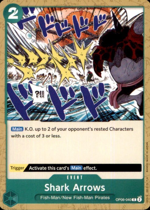 Shark Arrows OP06-040 C - One Piece Card Game TCG English Bandai