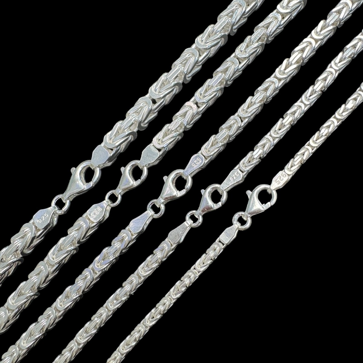 アクセサリー Vintage Silver Knot Chain Necklace 925 Vintage Unusual 925 Sterling Silver Chain Necklace, Signed Fine