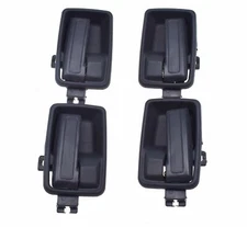 Left & Right Interior Door Handle &Bezel Set of 4 For Isuzu Rodeo Honda Passport