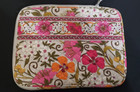 Vera Bradley Tea Garden Tablet E reader Sleeve 10 x 8" Padded