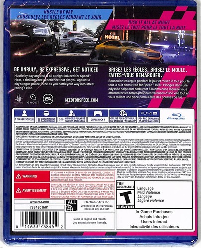 NFS Need for Speed: Heat - Sony PlayStation 4 Ps4 SEALED - Bild 2 von 2