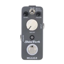 MOOER Digital Reverb Decay Guitar Effect Pedal 3 Modes True Bypass, Metal Pedal