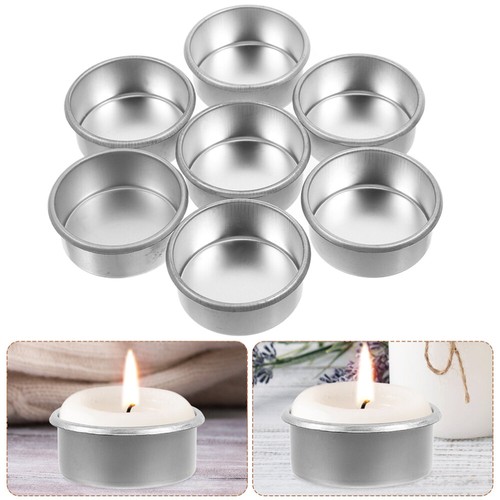 10 Pezzi Candela Tazza Vuota Vassoio Decorativo per Candele Votivo Portacandele - Foto 8 di 12