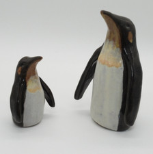 Künstler TON Figuren Pinguin glasiert
