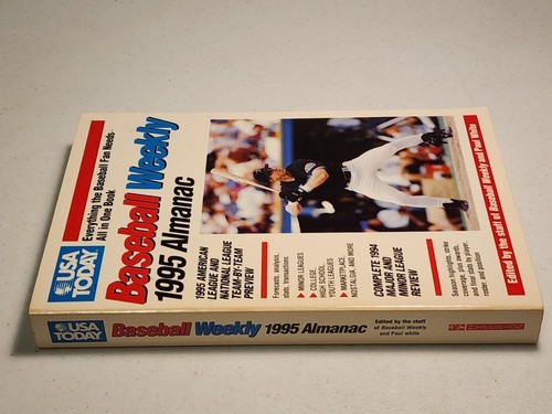 The U. S. A. Today Baseball Weekly, 1995 Almanac by U. S. A. Today Staff 1995 PB - Imagen 3 de 4