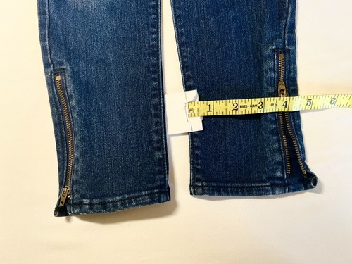 Old Navy Girls Size 10 Regular Skinny Jeans Blue Adjustable Waist Stretch - Picture 10 of 12