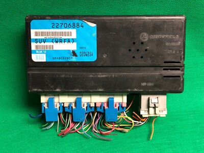 02 03 SATURN VUE V6 BODY CONTROL BCM 22706884 SUV WRFA BLUE 12 | eBay