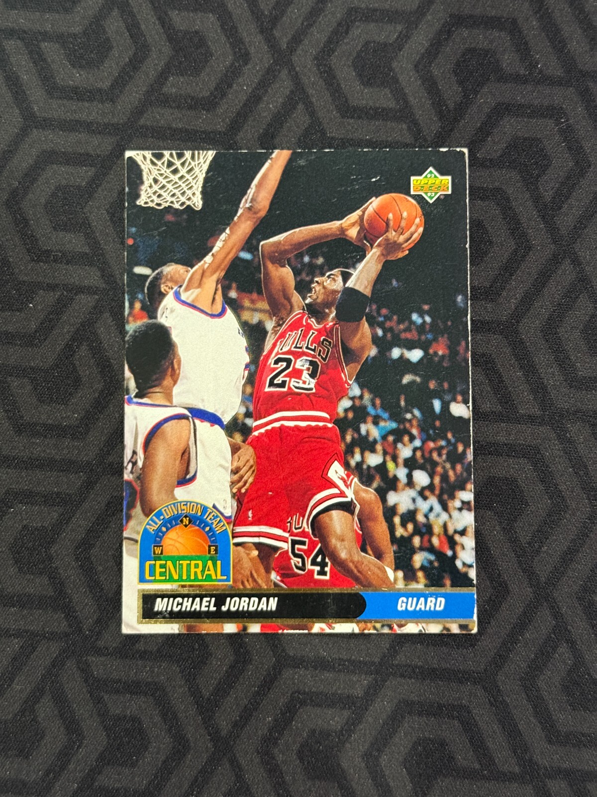 1992-93 Upper Deck - All-Division Team Michael Jordan #43, FRENCH RARE