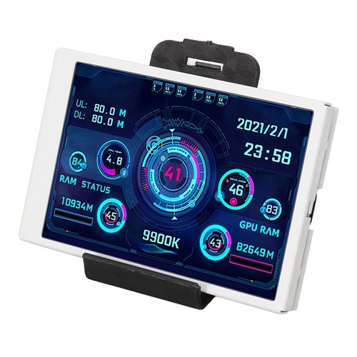 (Weiß)3 5 Zoll PC Temperaturanzeige Computer Echtzeit Datenmonitor PC AIDA64 - Bild 22 von 23