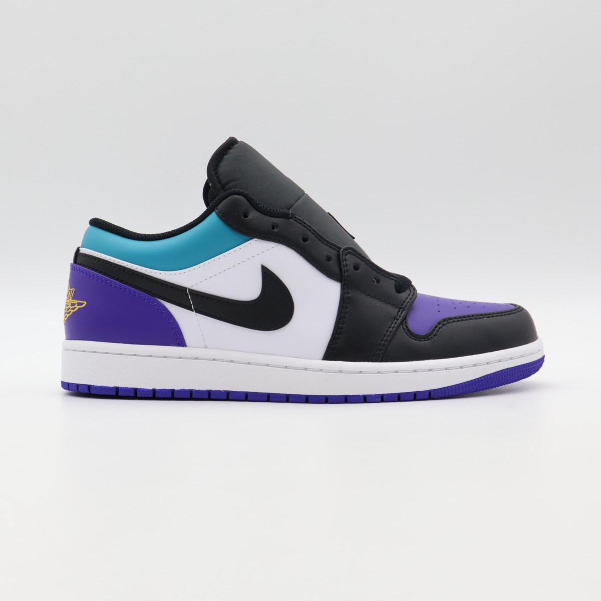 ★NIKE★エア ジョーダン 1Low White Dark Blue Grey Purple 553558-154 Nike Air Jordan 1 Low Bright Concord Aqua Court