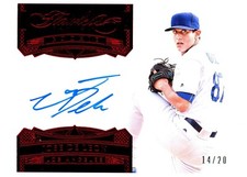 2017 Flawless Ruby Jose De Leon Rc Auto 14/20 #FRS-JDL