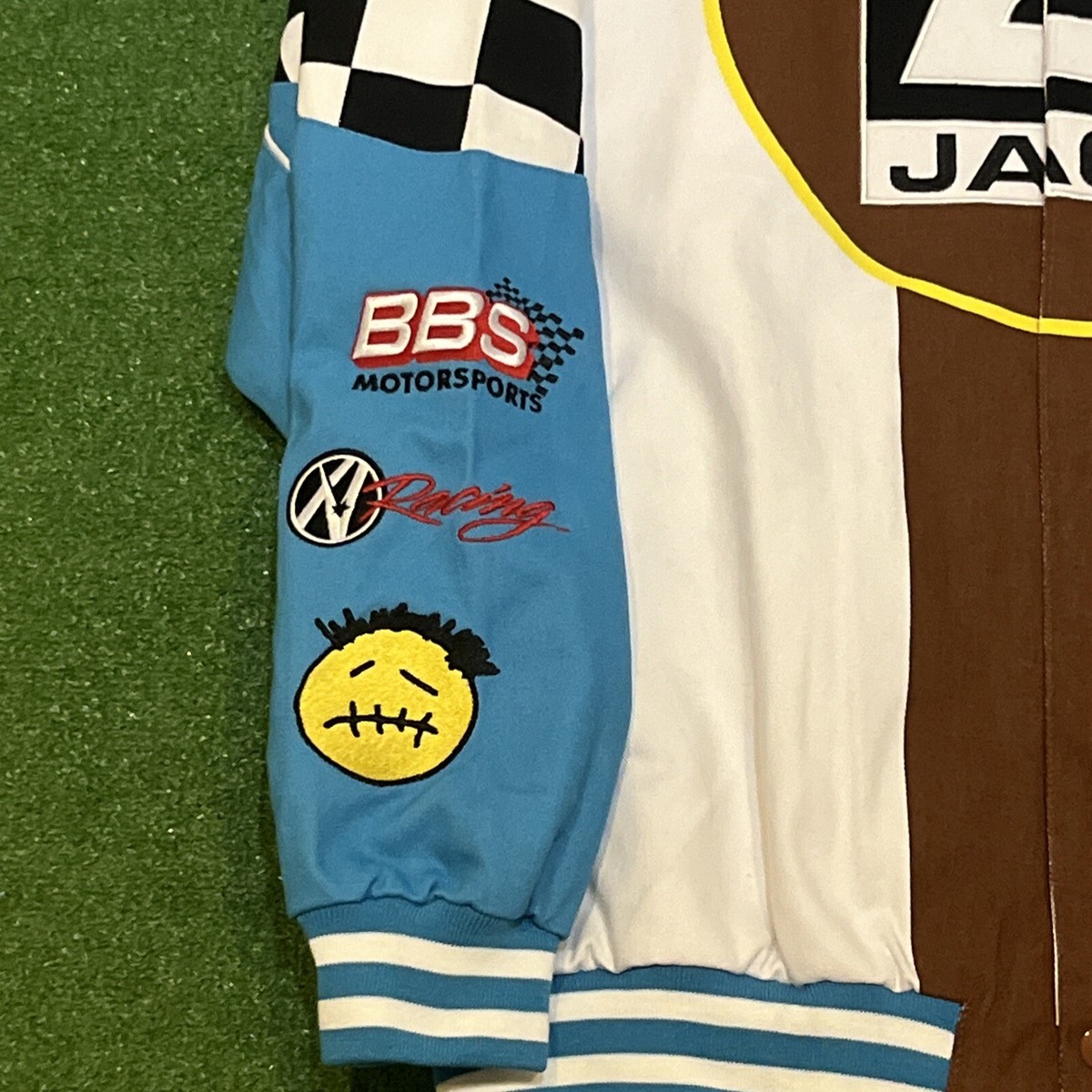 Travis Scott Cactus Jack Headgear Classic Racing Jacket Size Travis Scott Cactus Jack Headgear Classic Racing Jacket Size